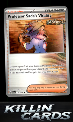 Professor Sada's Vitality 120/131 Pokemon Uncommon SV: Prismatic Evolutions Card