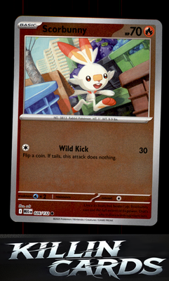 Reverse Holofoil Scorbunny 026/132 Pokemon Common ME01: Mega Evolution Card NM