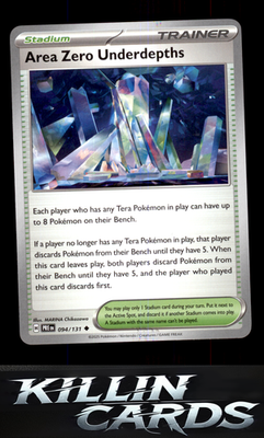 Area Zero Underdepths 094/131 Pokemon Uncommon SV: Prismatic Evolutions Card NM