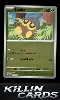 Seedot 013/132 Pokemon Common ME01: Mega Evolution Card NM