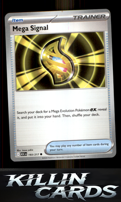 Mega Signal 193/217 Pokemon Common ME: Ascended Heroes Card NM