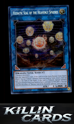 1st Edition Hieratic Seal of the Heavenly Spheres (Platinum Secret Rare) RA02-EN