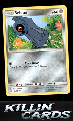 Beldum 83/145 Pokemon Common SM - Guardians Rising Card NM