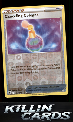 Reverse Holofoil Canceling Cologne 136/189 Pokemon Uncommon SWSH10: Astral Radia