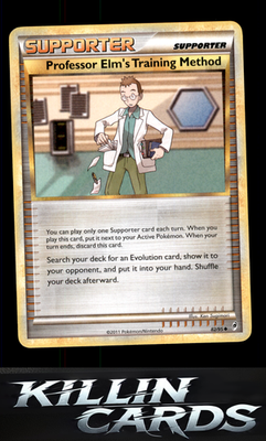 Professor Elm's Training Method 82/95 Pokemon Uncommon Call of Legends Card LP