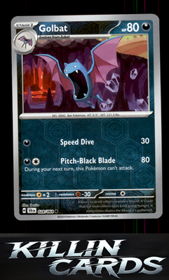 Reverse Holofoil Golbat 028/064 Pokemon Common SV: Shrouded Fable Card NM