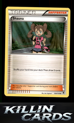 Shauna 104/119 Pokemon Uncommon XY - Phantom Forces Card NM