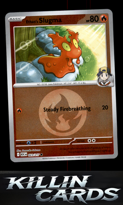 Reverse Holofoil Ethan's Slugma (Energy Symbol Pattern) 023/217 Pokemon Common M