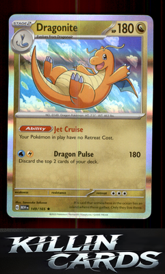 Dragonite 149/165 Pokemon Rare SV: Scarlet & Violet 151 Card NM