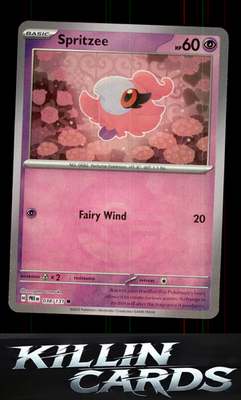 Spritzee (Poke Ball Pattern) 038/131 Pokemon Common SV: Prismatic Evolutions Car