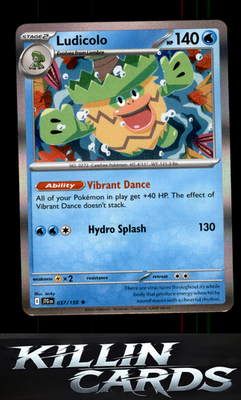 Ludicolo 037/159 Pokemon Rare SV09: Journey Together Card NM