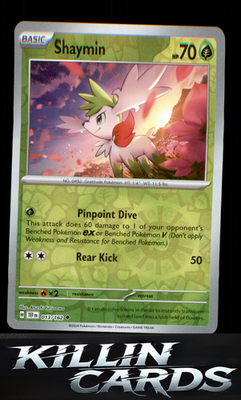 Reverse Holofoil Shaymin 013/162 Pokemon Uncommon SV05: Temporal Forces Card NM