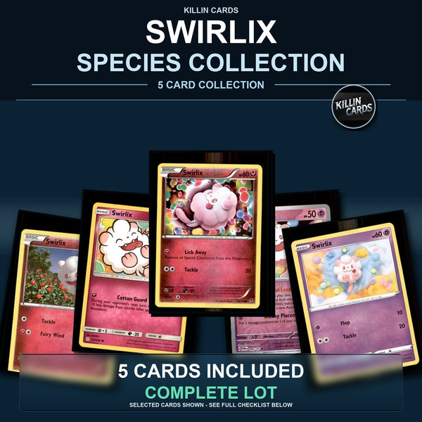 Pokemon TCG Swirlix Species Collection 5 Different Cards