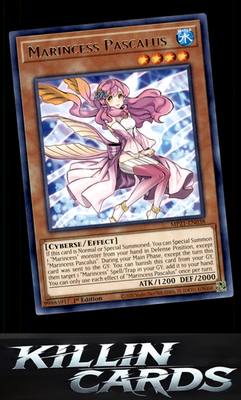 1st Edition Marincess Pascalus MP21-EN038 YuGiOh Rare 2021 Tin of Ancient Battle