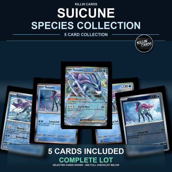 Pokemon TCG Suicune Species Collection 5 Different Cards