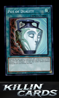 1st Edition Pot of Duality RA02-EN057 YuGiOh Super Rare 25th Anniversary Rarity