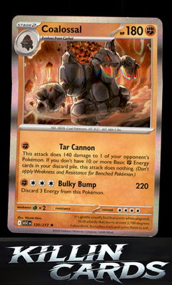 Coalossal 120/217 Pokemon Rare ME: Ascended Heroes Card NM
