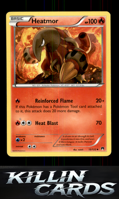 Heatmor 15/122 Pokemon Uncommon XY - BREAKpoint Card NM