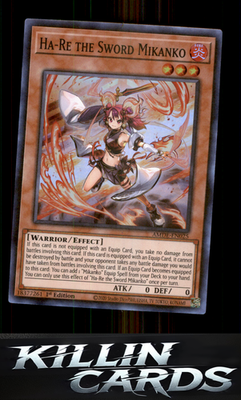 1st Edition Ha-Re the Sword Mikanko AMDE-EN025 YuGiOh Super Rare Amazing Defende