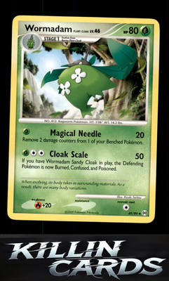 Wormadam Plant Cloak 49/99 Pokemon Uncommon Arceus Card LP