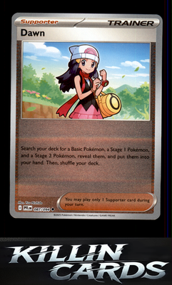 Reverse Holofoil Dawn 087/094 Pokemon Uncommon ME02: Phantasmal Flames Card NM
