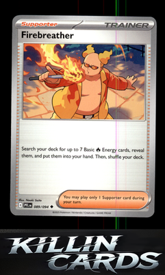 Firebreather - 089/094 089/094 Pokemon Uncommon ME02: Phantasmal Flames Card NM