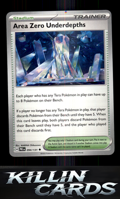 Area Zero Underdepths 094/131 Pokemon Uncommon SV: Prismatic Evolutions Card NM