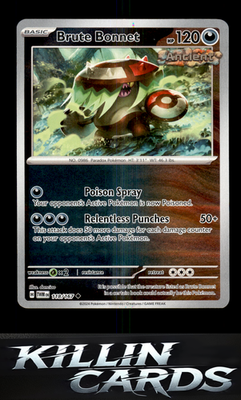 Reverse Holofoil Brute Bonnet 118/167 Pokemon Uncommon SV06: Twilight Masquerade