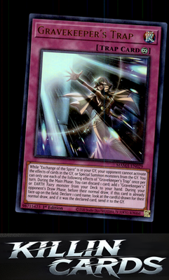 Gravekeeper's Trap (Secret Pharaoh's Rare) MAMA-EN029 YuGiOh Secret Pharaoh’s Ra