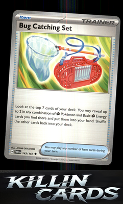 Bug Catching Set 143/167 Pokemon Uncommon SV06: Twilight Masquerade Card NM