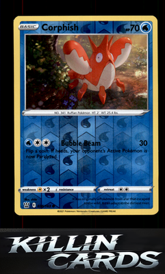 Reverse Holofoil Corphish 038/163 Pokemon Common SWSH05: Battle Styles Card NM