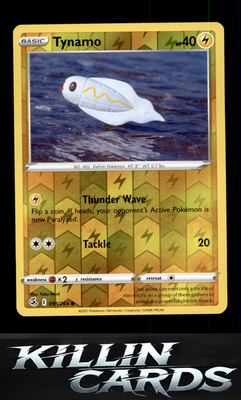 Reverse Holofoil Tynamo 095/264 Pokemon Common SWSH08: Fusion Strike Card NM