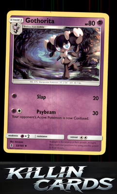 Gothorita 53/145 Pokemon Uncommon SM - Guardians Rising Card NM