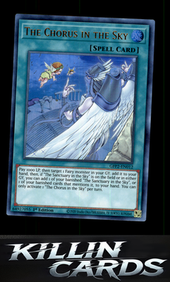 1st Edition The Chorus in the Sky GFP2-EN012 YuGiOh Ultra Rare Ghosts From the P