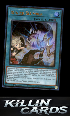 1st Edition Runick Slumber MP23-EN246 YuGiOh Ultra Rare 25th Anniversary Tin: Du