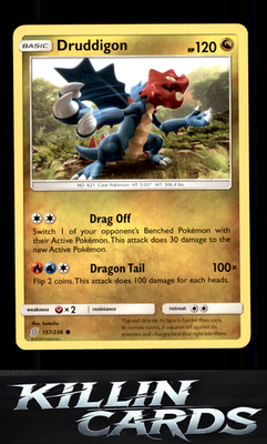 Druddigon 157/236 Pokemon Common SM - Unified Minds Card NM