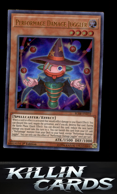 1st Edition Performage Damage Juggler BLRR-EN059 YuGiOh Ultra Rare Battles of Le