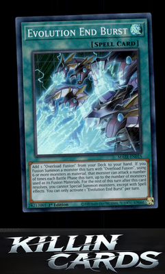 Evolution End Burst MAZE-EN015 YuGiOh Super Rare Maze of Memories Card NM