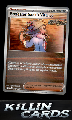 Reverse Holofoil Professor Sada's Vitality 170/182 Pokemon Uncommon SV04: Parado