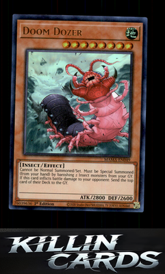 Doom Dozer MAMA-EN049 YuGiOh Ultra Rare Magnificent Mavens Card NM