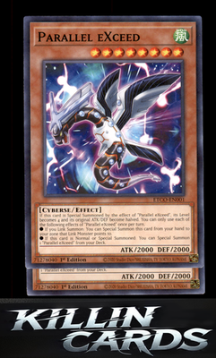 1st Edition Parallel eXceed ETCO-EN001 YuGiOh Common Eternity Code Card NM