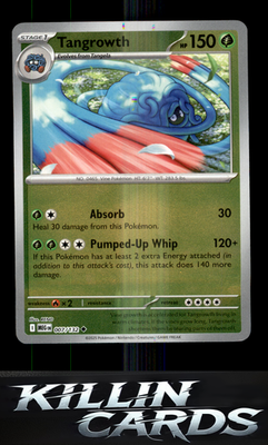 Reverse Holofoil Tangrowth 007/132 Pokemon Uncommon ME01: Mega Evolution Card NM