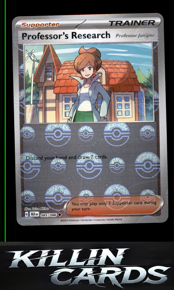 Professor's Research (Poke Ball Pattern) 085/086 Pokemon Uncommon SV: Black Bolt