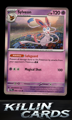 Sylveon 040/131 Pokemon Rare SV: Prismatic Evolutions Card NM