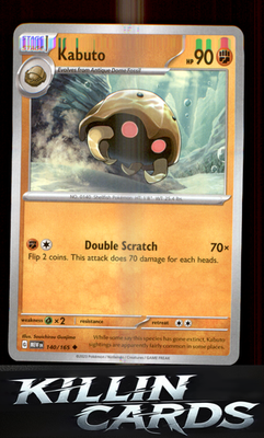 Kabuto 140/165 Pokemon Uncommon SV: Scarlet & Violet 151 Card NM