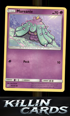 Mareanie 96/236 Pokemon Common SM - Unified Minds Card NM