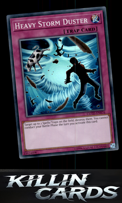 Heavy Storm Duster COTD-EN076 YuGiOh Super Rare Code of the Duelist Card NM