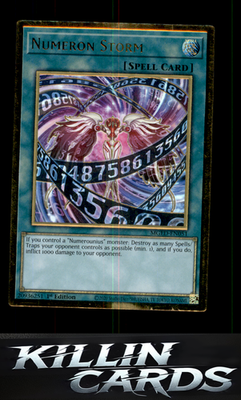 1st Edition Numeron Storm MGED-EN051 YuGiOh Premium Gold Rare Maximum Gold: El D