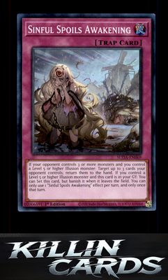 1st Edition Sinful Spoils Awakening SUDA-EN069 YuGiOh Super Rare Supreme Darknes