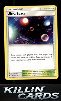 Ultra Space 115/131 Pokemon Uncommon SM - Forbidden Light Card NM